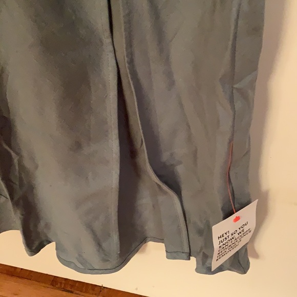 ASOS Design linen cami maxi dress in duck egg - Picture 3 of 5